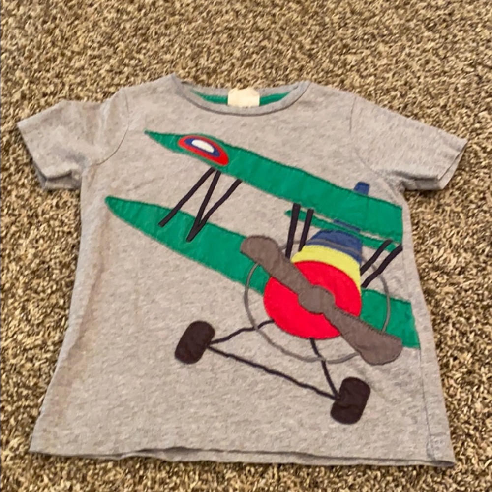 Mini Boden short sleeve appliqué t-shirt